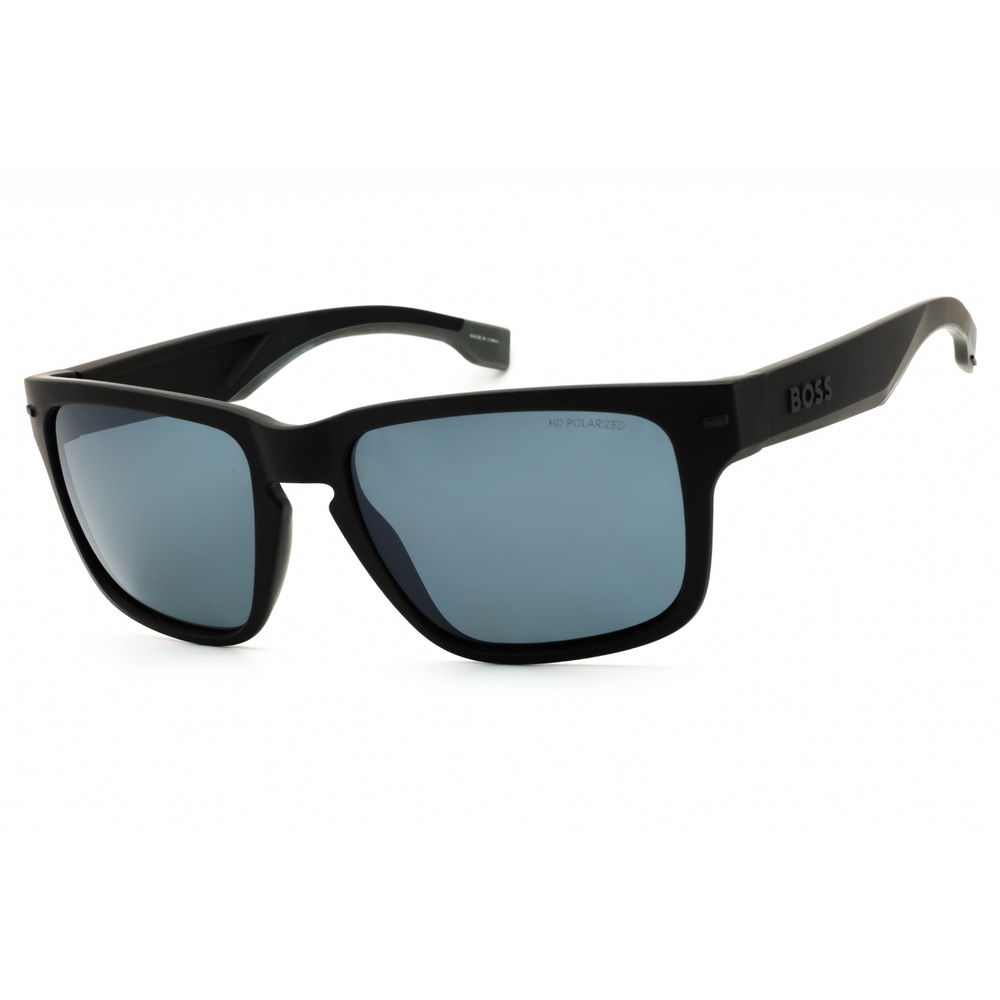 NWT Hugo Boss BOSS 1497/S-0O6W 25 Grey Rectangle 56mm Sunglasses